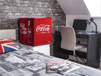 Husky 42.9L Coca-Cola Mini Fridge