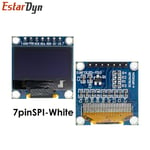 Panneau d'affichage OLED",0.96 pouces,ic SPI série 7/4Pin blanc/bleu/jaune/bleu/jaune,Module d'affichage SSD1306 12864,"écran LCD pour Arduino - Type 7pinSPI-White