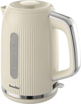 Breville Bold Vanilla Cream Electric Kettle | 1.7L | 3kW Fast Boil | Cream & Si