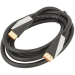 Cable hdmi 2.0 male des deux cotes 1.8m noir