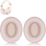 Lot De 3 Coussinets De Rechange Pour Casque Beats Studio 2 Et Studio 3 Avec Fil Et Sans Fil, Coussinets En Mousse À Mémoire De Forme Avec Cuir Protéiné Souple, Rose[QUE070584]