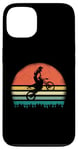 Coque pour iPhone 13 Moto tout-terrain style rétro Sunset Vintage Motocross