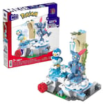 Mega Bloks Pokemon Adventure Builder Piplup & Sneasel Chill Out Snow Day 183Pcs