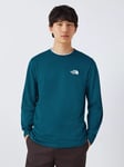 The North Face Long Sleeve Dome T-Shirt, Midnight Petrol