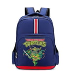 Teenage Mutant Ninja Turtles Ryggsäck Anime Stor Kapacitet Barnväskor Pojkskolväska Satchel Ryggsäck Skolartiklar Väska Present RZSG13211 Big 31x14x42cm