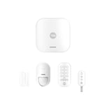 Yale Kit Alarme Maison sans Fil connectée -Alertes en Temps réel Via Application - 1 Centrale,1Détecteur Mouvement,1 Détecteur Ouverture, 1 Clavier, 1 Porte clé - Compatible avec Alexa, Google Maison