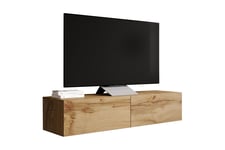 Vasil TV-benk 140 cm - Tre/Natur & mediabenk Natur