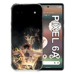 Coque pour Google Pixel 6A Manga One Piece Ace Noir