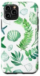 iPhone 11 Pro Green Seashell Coastal Summer, Starfish, Women Case