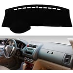 LINGJIE Respirant Tableau De Bord De Voiture Dash Couverture Mat, pour Honda Fit Jazz 2001-2007, Tableau De Bord De Voiture Pad Étanche À La Lumière