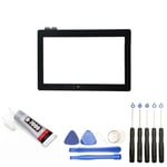 VITRE TACTILE POUR Asus Transformer Book T100 noir + OUTILS + COLLE