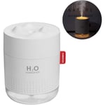 Humidificateur usb 500 ml, mini humidificateur d'air à ultrasons, humidificateur d'ambiance ultra silencieux de 20 dB - jusqu'à 10 à 15 heures de