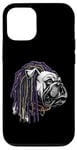 iPhone 12/12 Pro BULLDOG WITH DREADS FOR DOG AND REGGAE LOVERS Case