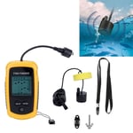 Portable Sonar Fish Finder HandHeld Depth Finder Alarm Sensor Detector Fishin HG