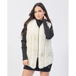 Gilet Yes Zee  Manteau gilet femme zippé