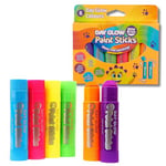 Little Brian Paint Sticks - Vibrant Colours, 6 Pack Paint Sticks, Kids Paint Pens Twist Up & Down, Mess-Free Painting, Easy-to-Use Paint Sticks, Easy Clean Up