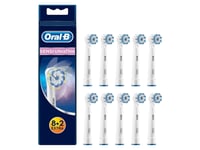 Oral-B Sensi Ultrathin Eb6082, 10 Stykker, Hvit, 3 Måned(Er), Tyskland, Genius, Triumph, Smartseries, Pro, Vitality (Except For Vitality Sonic), Blister-Pack