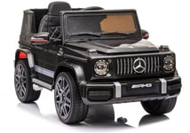 Kaksipaikkainen sähköauto lapsille Mercedes G63 BBH-0002, musta