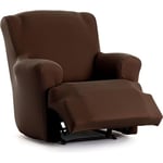 ECOMMERC3 Housse de Fauteuil Pieds Ensemble de Relaxation bi-élastique en Une Seule pièce - Housse de canapé Pieds Ensemble Relax Couleur Marron Ajustement Mousse de Fixation