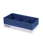 PANTONE™ - Organiseur de rangement et tiroirs peu encombrants, 1 pièce, 3 compartiments à linge et vêtements, organisateur de tiroirs de salle de bain, chambre à coucher, rangements, séparateurs pour