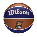 Wilson Basketball, NBA Team Tribute Model, PHOENIX SUNS, Outdoor, Rubber, Size: 7