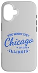 Coque pour iPhone 16 Vintage Retro Love Chicago Illinois Windy City est une ville créée en 1833