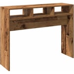 Table console vieux bois 105x30x80 cm bois d'ingénierie vidaXL