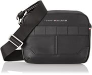 Tommy Hilfiger Sac Bandoulière Homme TH Elevated Nylon Camera Bag Petit Modèle, Noir (Black), Taille Unique