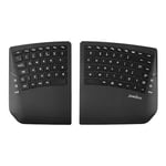 Perixx PERIBOARD-624B UKQWERTY Wireless Ergonomic Keyboard - Adjustable Tilt, Split Design, Low Profile Keys - Black