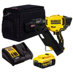 Dewalt DCN930N 18V Brushless 1st Fix Framing Nailer 1 x 5Ah Battery Charger Bag