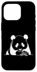 Coque pour iPhone 16 Pro Panda géant ours ligne art mammifère art zoologiste