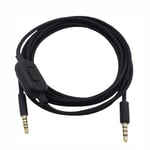 3.5mm Audio Cable Line For Logitech G Pro X G433 G233 Gaming Headset Inline Mute