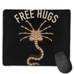 Alien Facehugger Free Hugs Xenomorph Customized Designs Non-Slip Rubber Base Gaming Mouse Pads for Mac,22cm×18cm， Pc, Computers. Ideal for Working Or Game