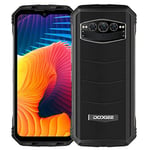 DOOGEE 5G Téléphone Incassable V30, eSIM, Dimensity 900 8Go+256Go, 6.58'' 120Hz FHD+, 108MP Triple AI Caméra(20MP Vision Nocturne), 10800mAh Batterie, Android 12 IP69K Etanche Smartphone, NFC Noir