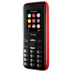 TTfone TT150 Mobile Basic DUAL SIM Cheap Red colour Phone & PAYG Vodafone SIM