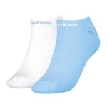 Calvin Klein Strumpor 2P Leanne Coolmax Gripper Liner Socks Blå/Vit One Size Dam