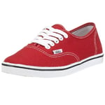 Vans U Authentic LO Pro VF7B3MN Baskets Unisexe pour Adulte Rouge (Chili/Blanc), Référence :, 42.5 EU