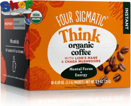 Organic  Mushroom  Coffee  by  Four  Sigmatic |  Arabica  Instant  Coffee  Singl