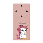 Coque rose Honor X9A et Magic 5 Lite licorne jpeux pas