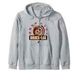 Bruce Lee Little Dragon Jeet Kune Do Logo Zip Hoodie