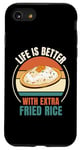 iPhone SE (2020) / 7 / 8 Vintage Life Is Better With Extra Fried Rice Food Lover Case