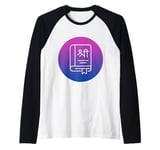 Bhagavad Gita Yoga Chakra Meditation Spiritual Moon Child Raglan Baseball Tee