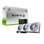 MSI NVIDIA GeForce RTX 5080 16G VENTUS 3X OC WHITE GDDR7 Graphics Card