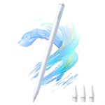 Stylet Charge Rapide Fixation Magnétique 12h Autonomie Rejet De Paume Détection Inclinaison Pencil Compatible Avec Ipad Pro 12,9 11 Pouces 2018 À 2022 Ipad Air 4 5 Ipad 10 Ipad Mini 6