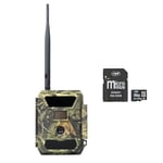 PNI Hunting 350C Caméra de Chasse 12 MP avec Internet 3G SMS Carte mémoire Micro SD 32 Go avec Adaptateur SD