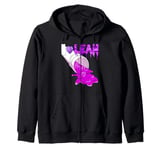 I Love Lean Dank Meme Viral Trend Ironic Sipping Zip Hoodie