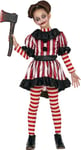 FIESTAS GUIRCA Déguisement Costume Clown Halloween Enfant Fille 10-12 Ans