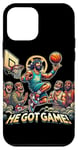 Coque pour iPhone 12 mini Ballin with the Messiah Rejoignez la communauté Jesus Basketball