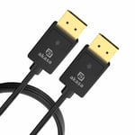 Akasa PROSLIM DisplayPort 1.4 display cable, 2m,  8K@60Hz (AK-CBDP26-20BK)