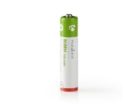 Nedis Banm7hr034b, Laddningsbart Batteri, Aaa, Nickel-Metallhydrid (Nimh), 1,2 V, 4 Styck, 700 Mah